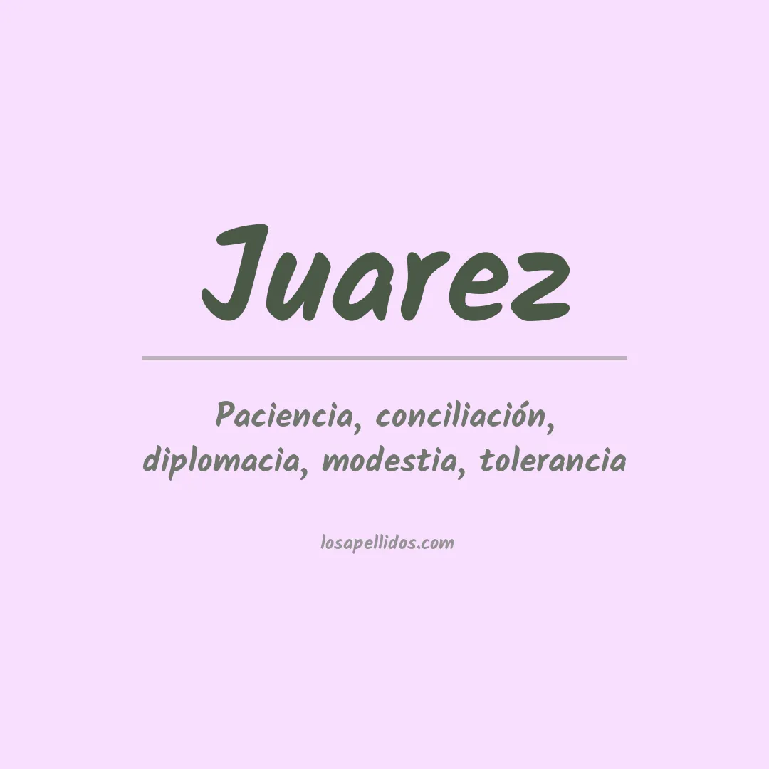 Apellido Juarez