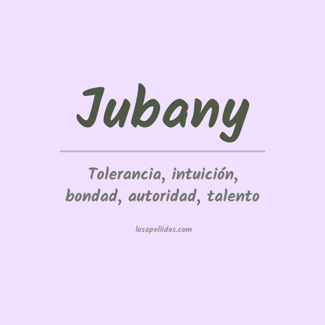 Apellido Jubany