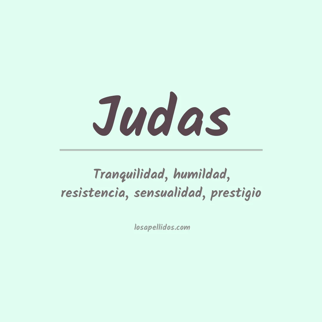 Apellido Judas