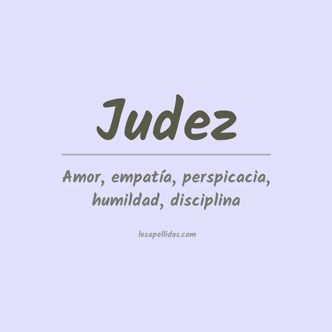 Apellido Judez