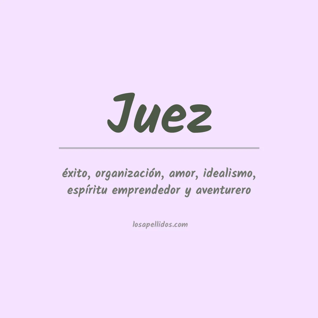 Apellido Juez