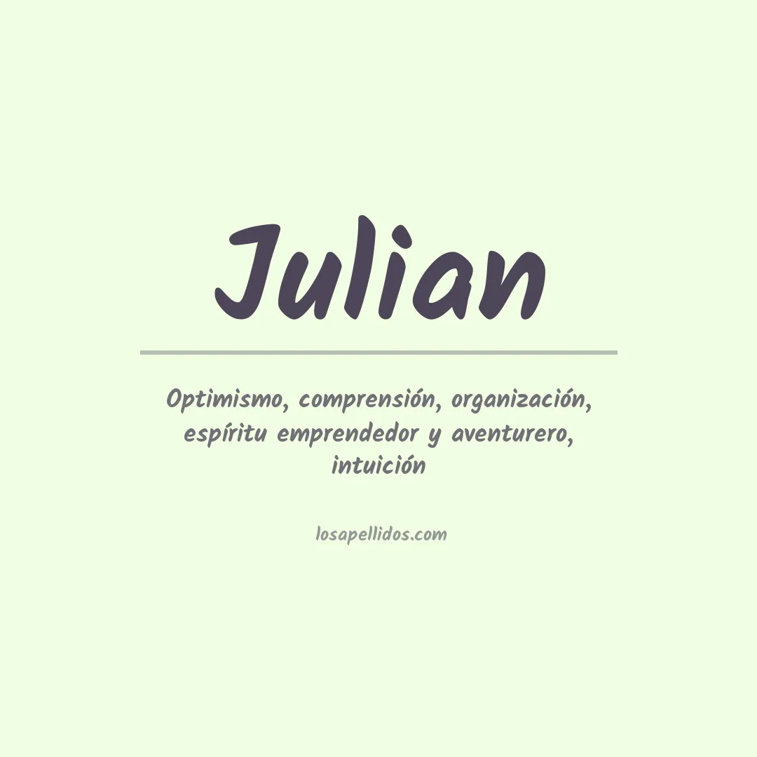 Apellido Julian
