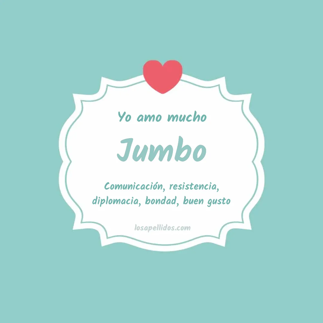 Yo amo mucho Jumbo