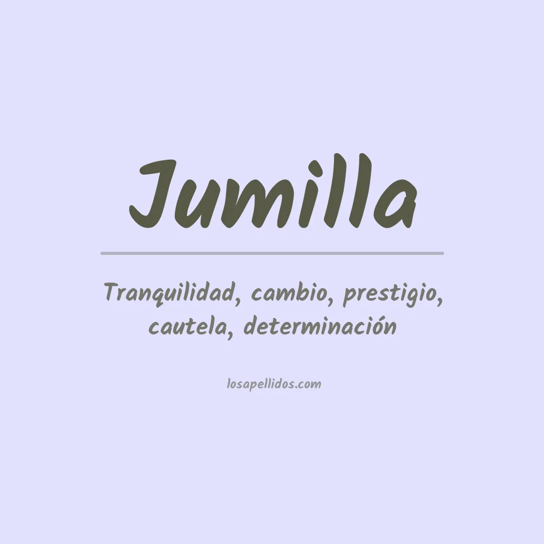 Apellido Jumilla
