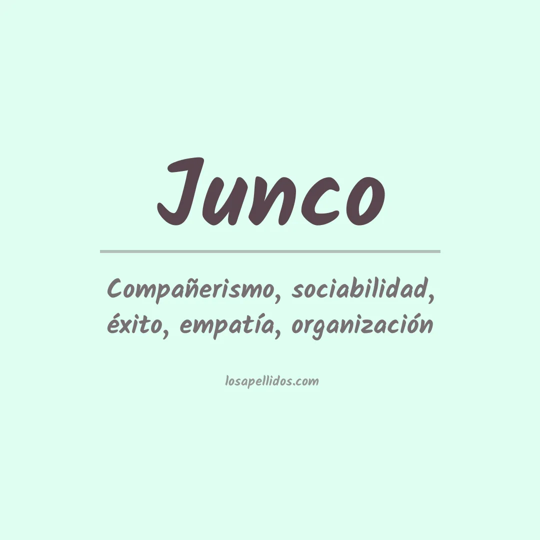 Apellido Junco