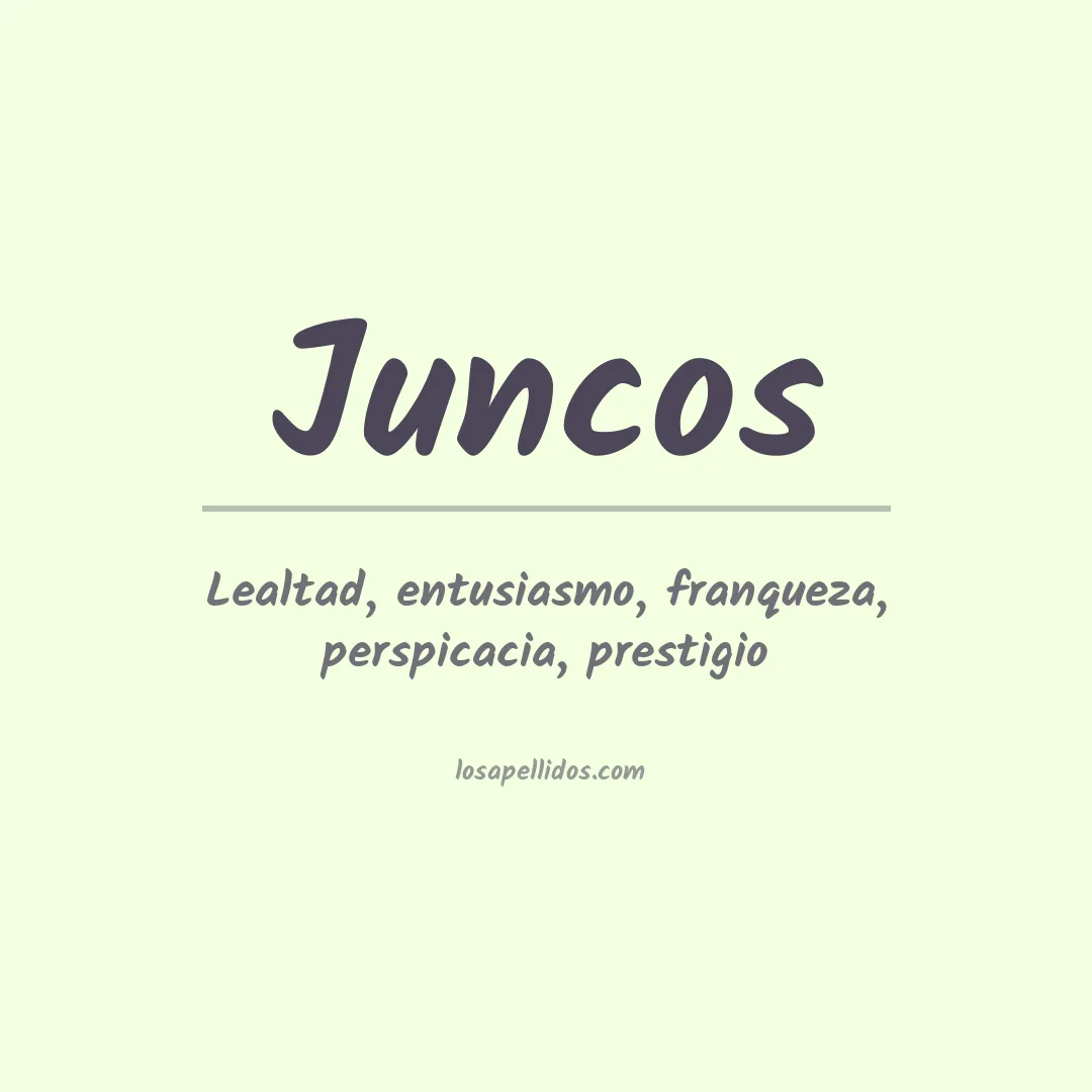 Apellido Juncos