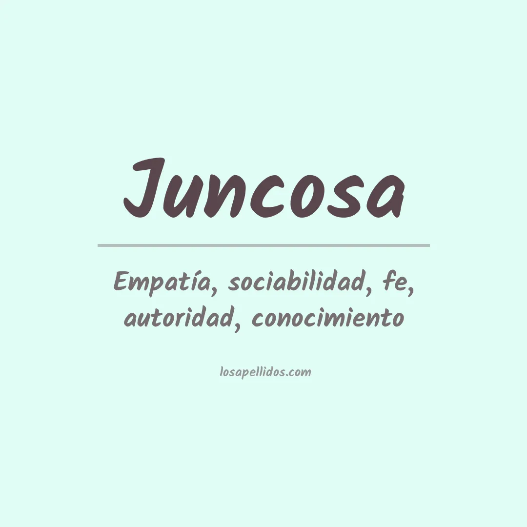 Apellido Juncosa