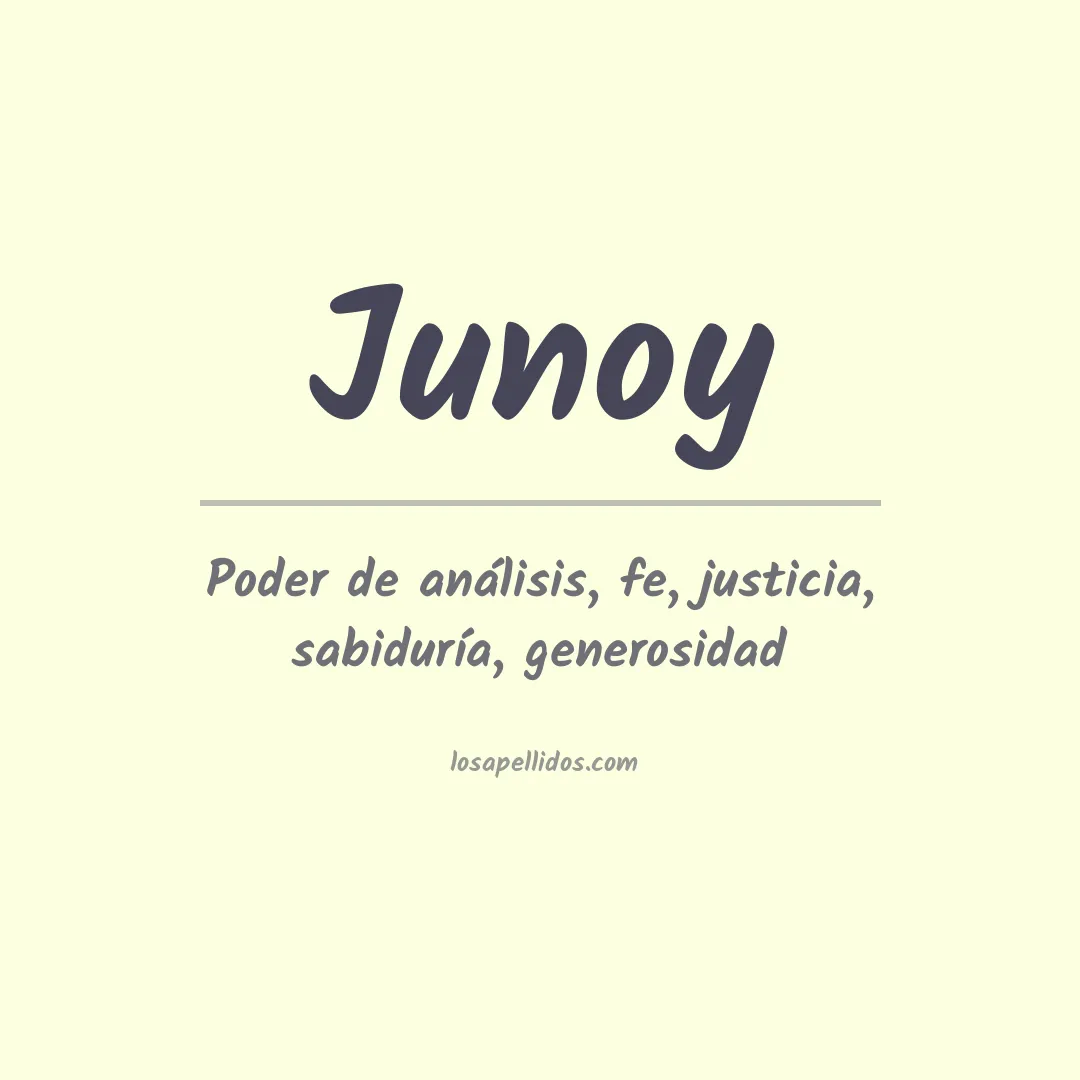 Apellido Junoy