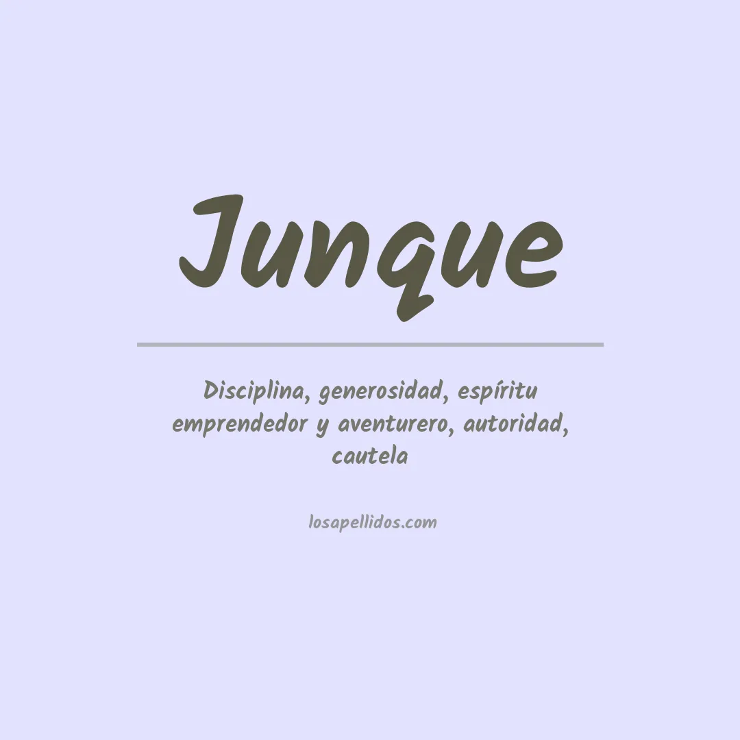Apellido Junque