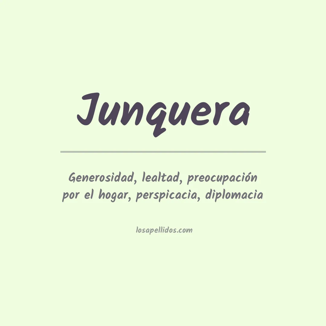 Apellido Junquera