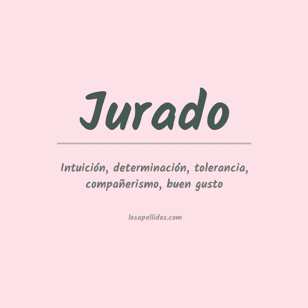 Apellido Jurado