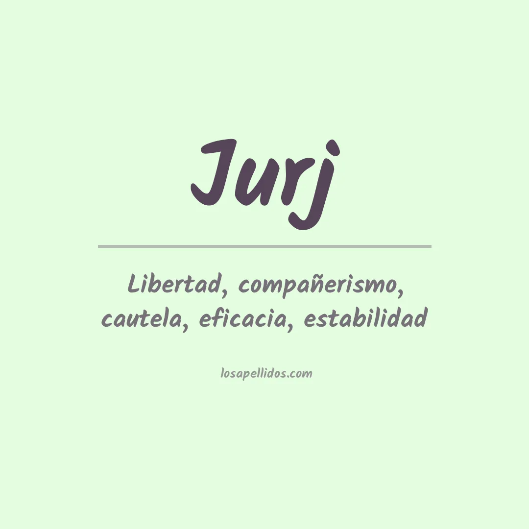 Apellido Jurj