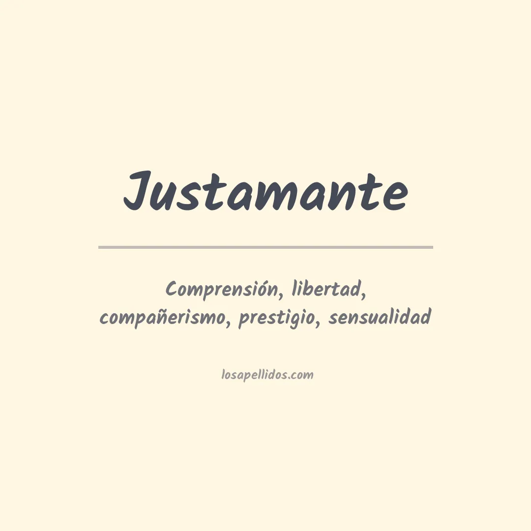 Apellido Justamante