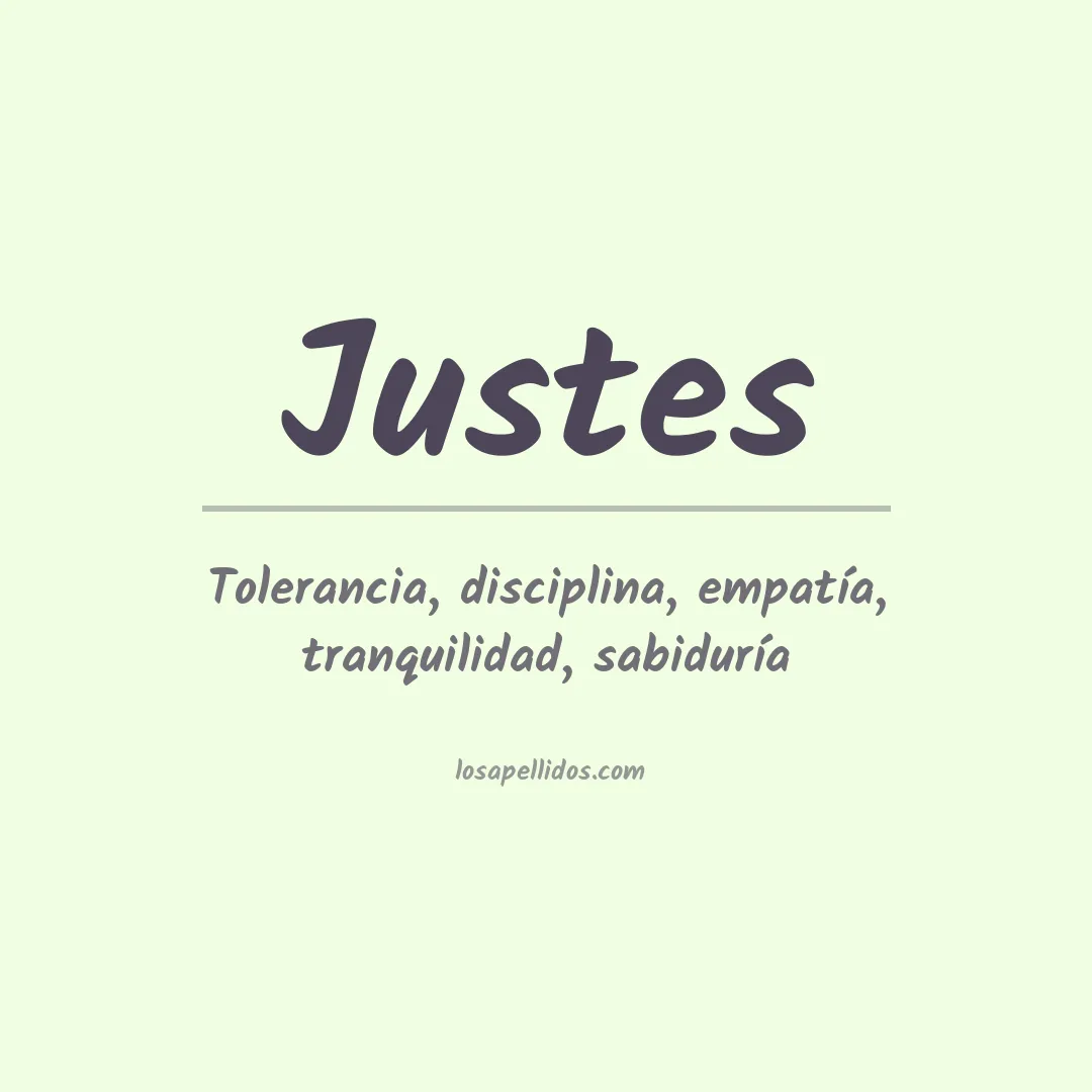 Apellido Justes