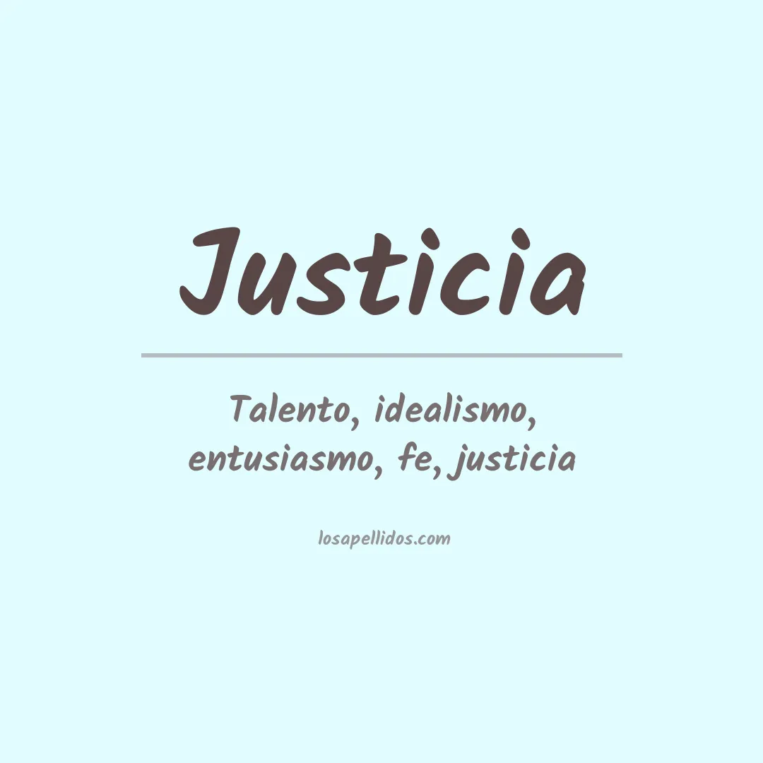 Apellido Justicia
