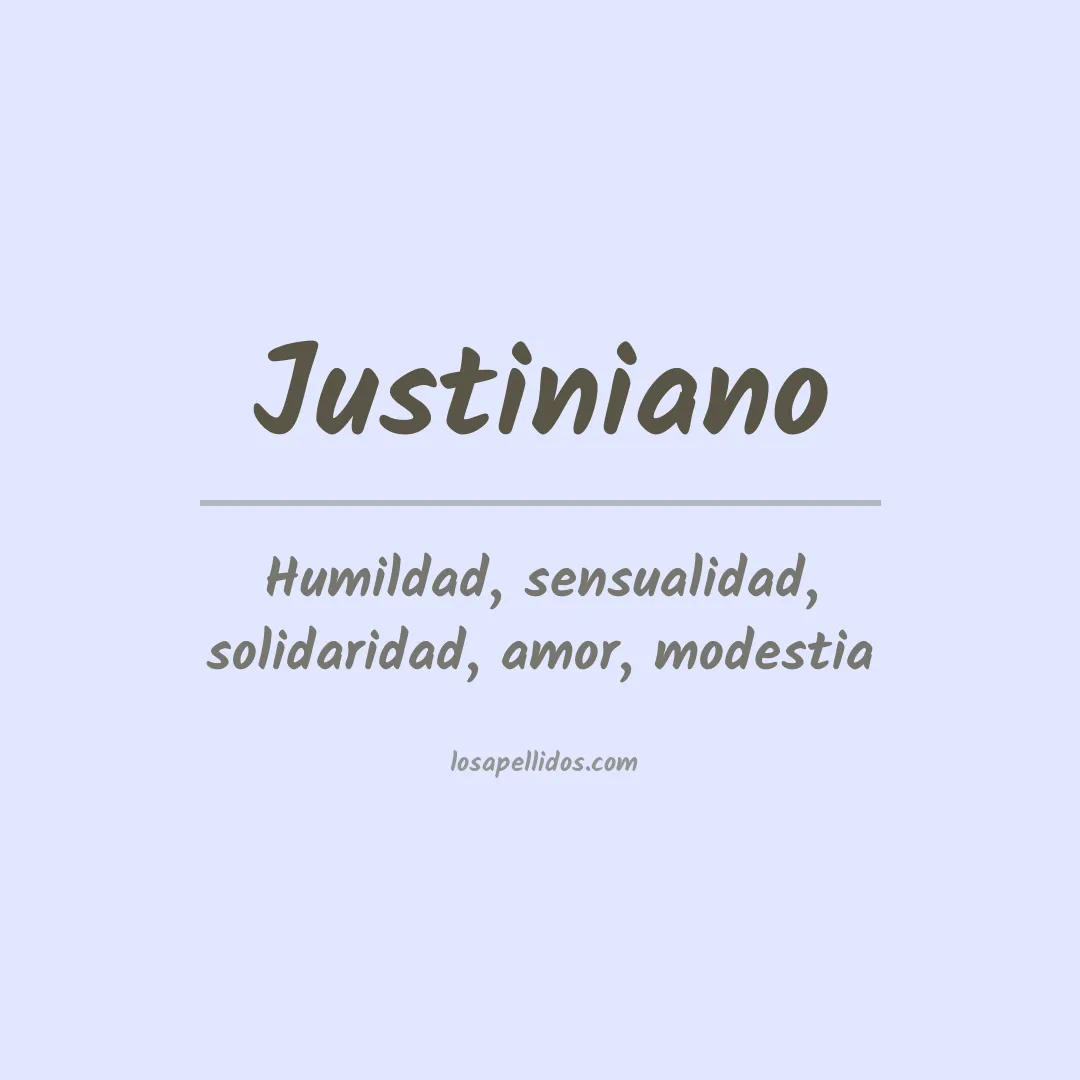 Apellido Justiniano
