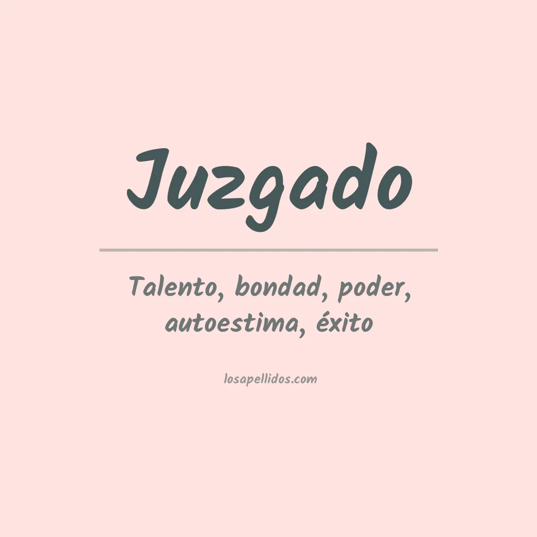 Apellido Juzgado
