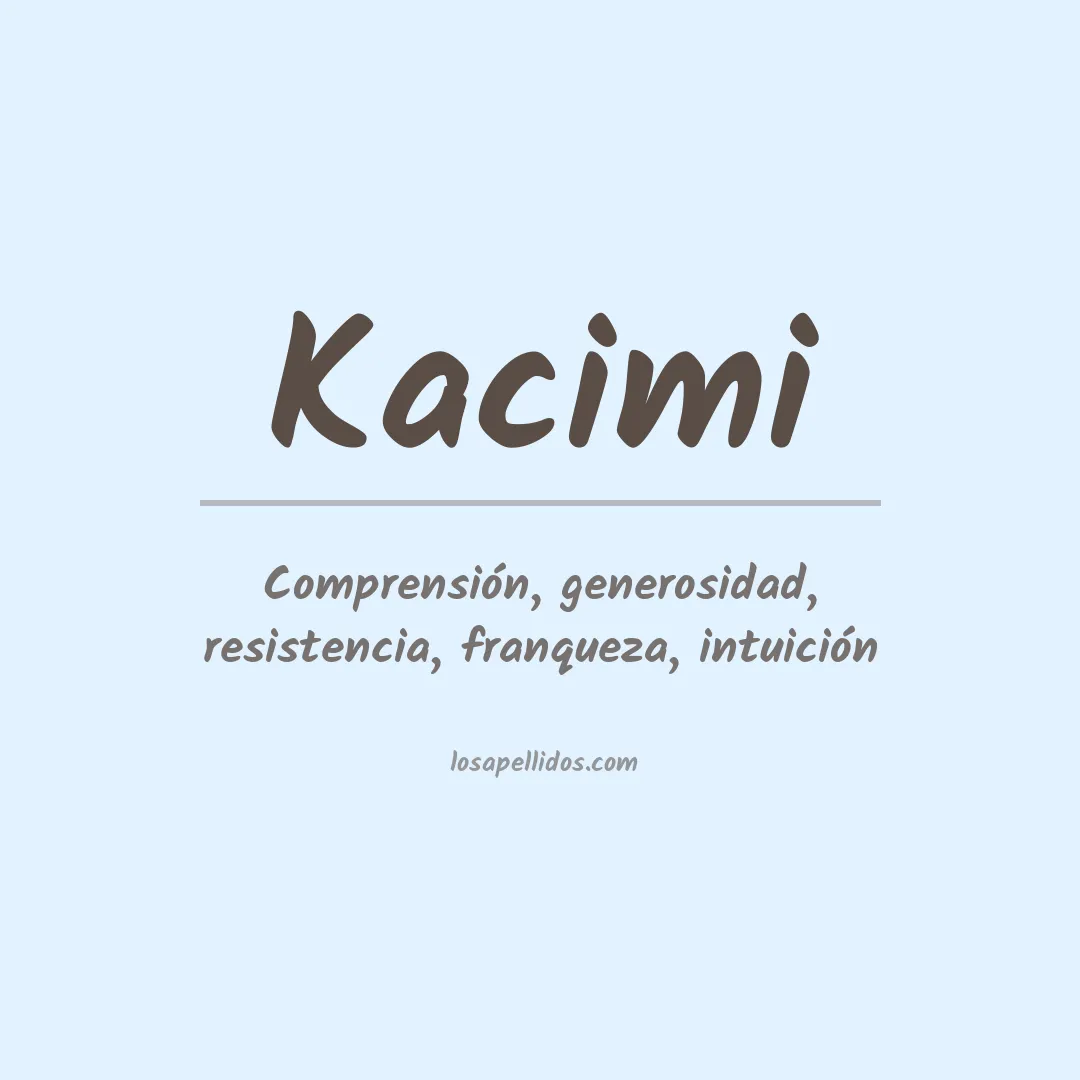 Apellido Kacimi