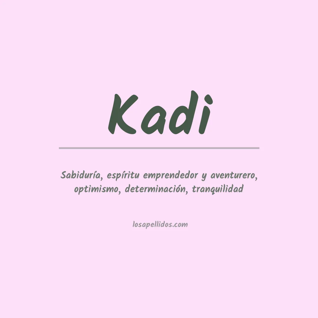 Apellido Kadi