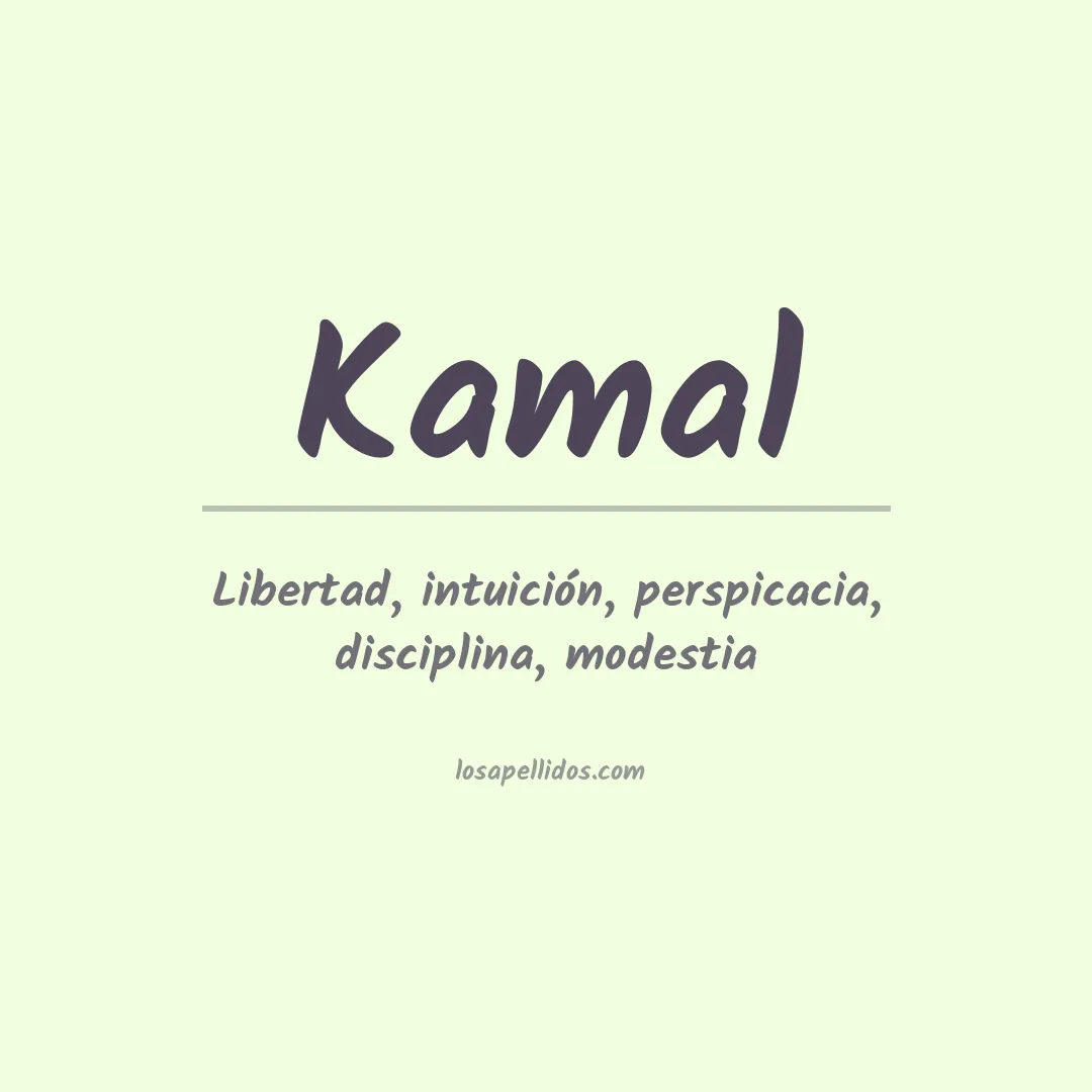 Apellido Kamal