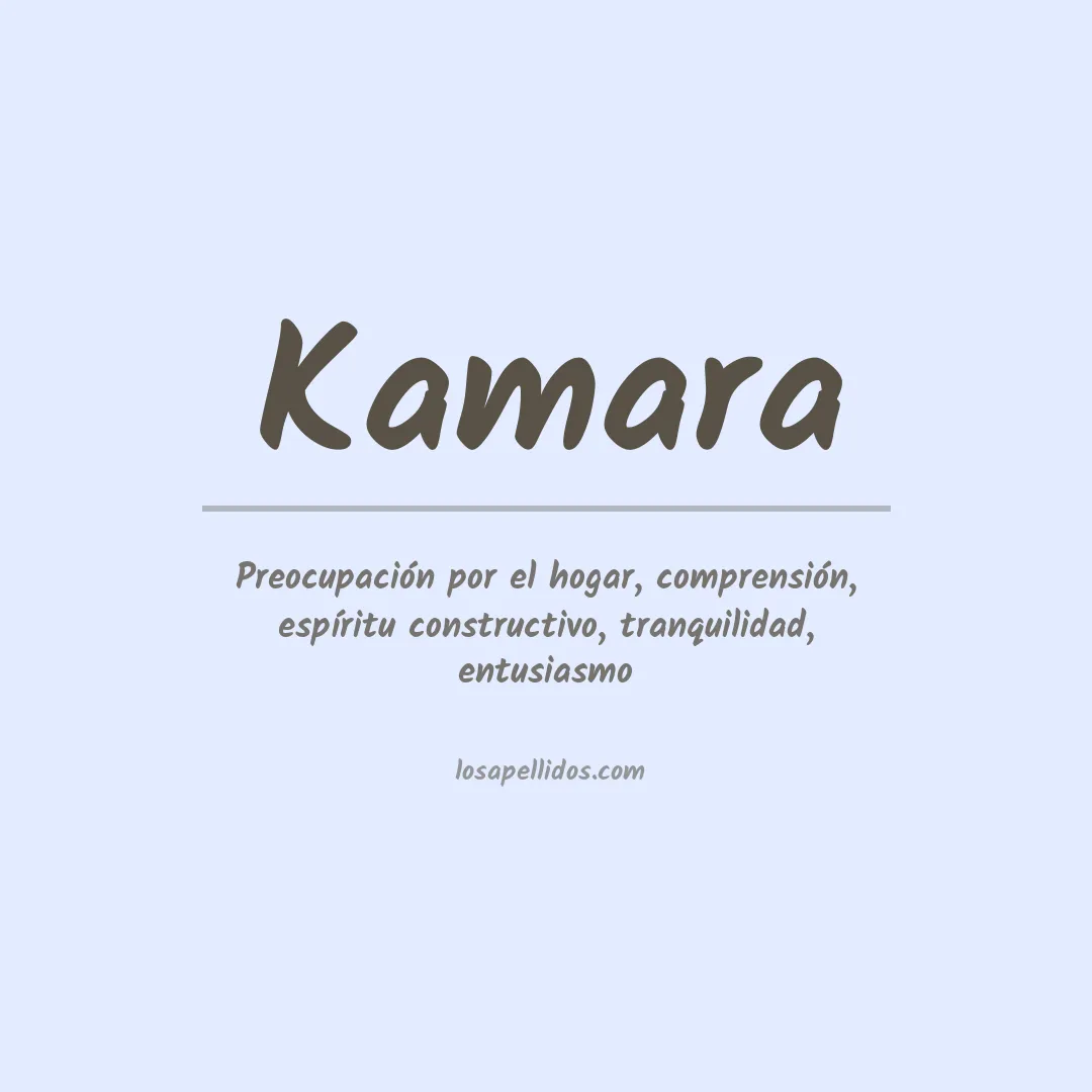 Apellido Kamara