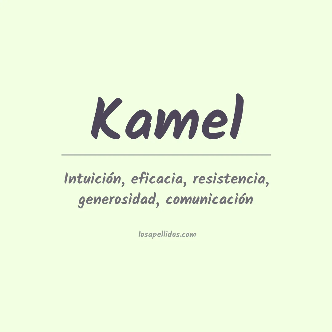 Apellido Kamel