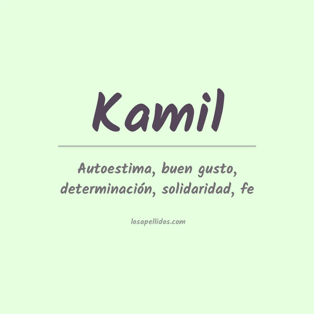 Apellido Kamil