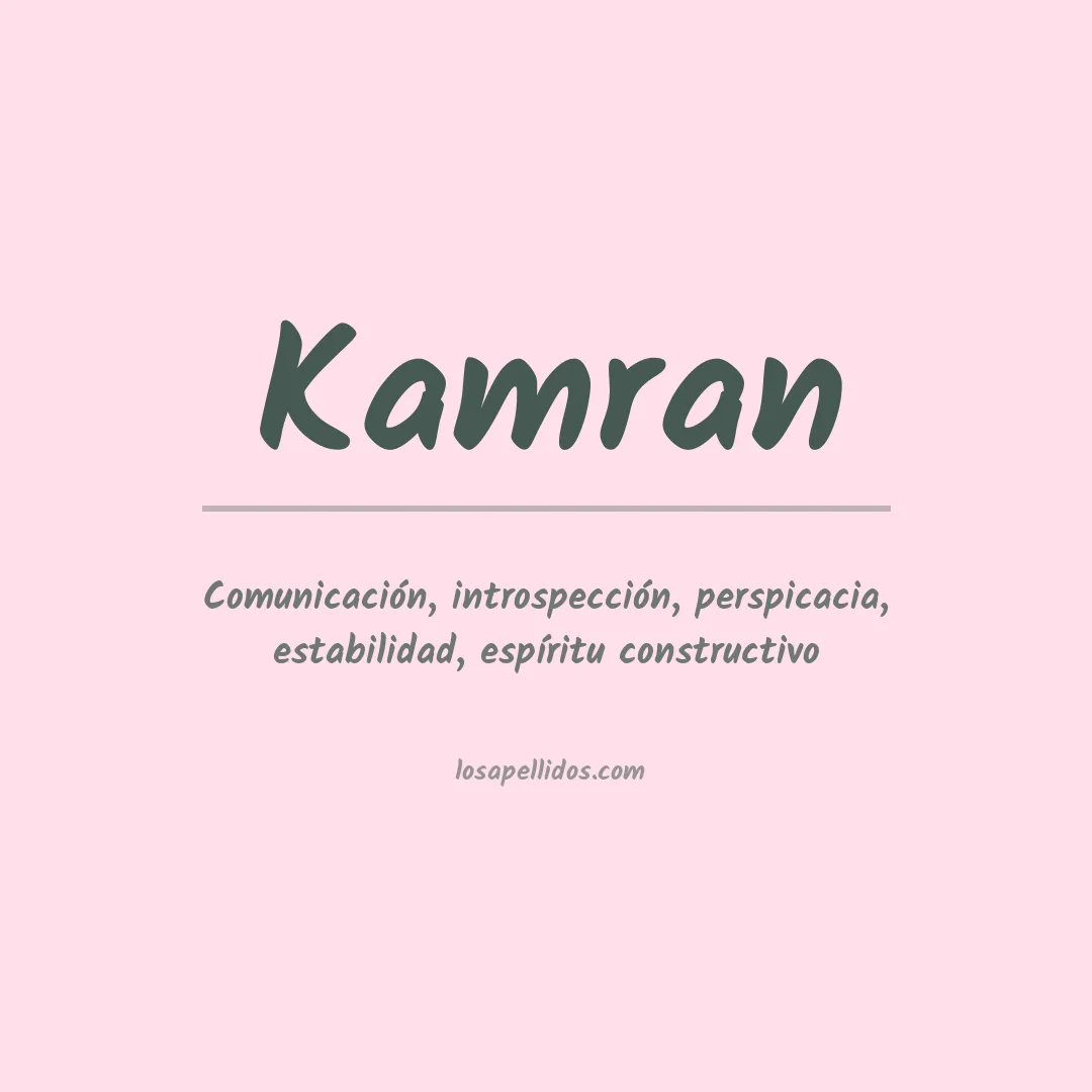 Apellido Kamran