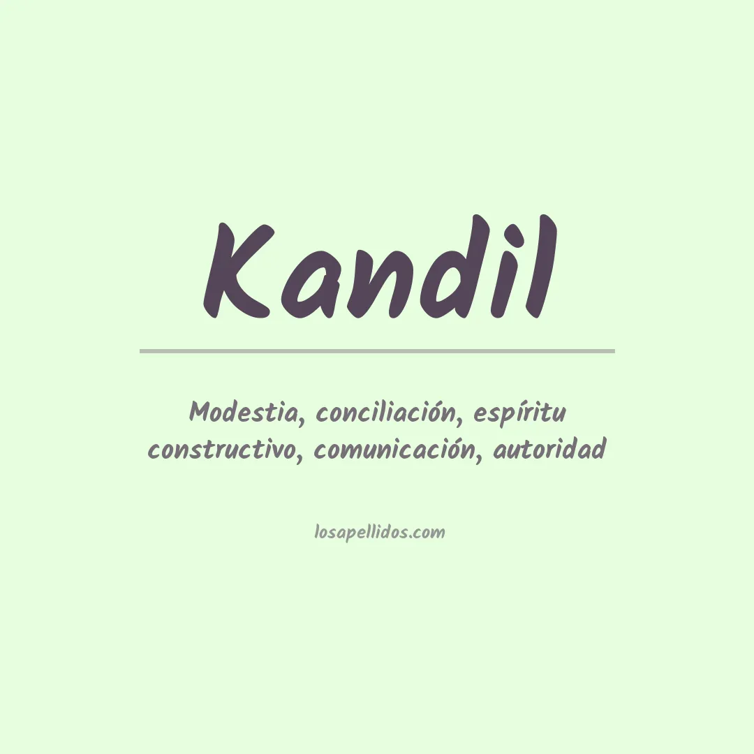 Apellido Kandil