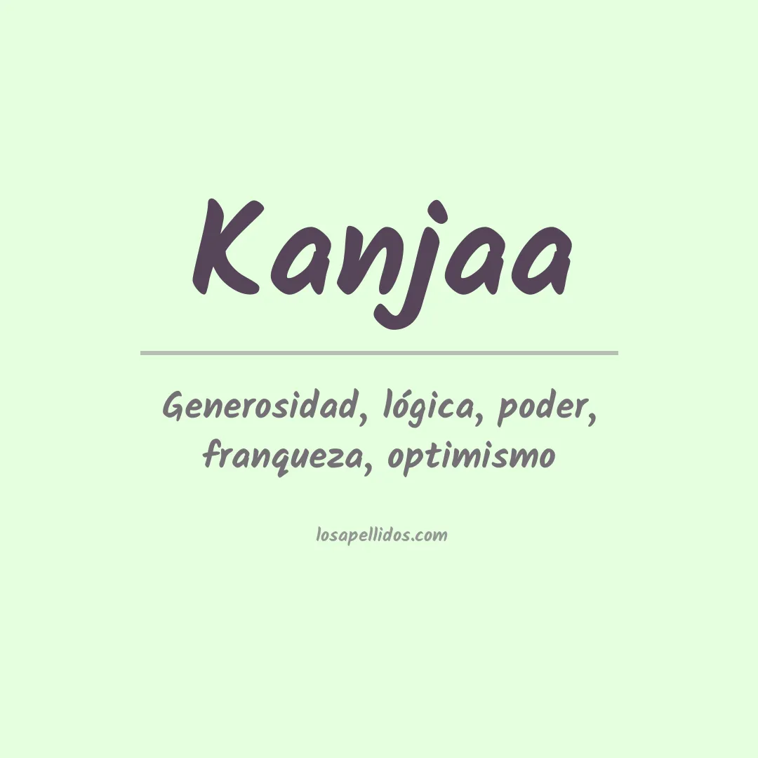 Apellido Kanjaa