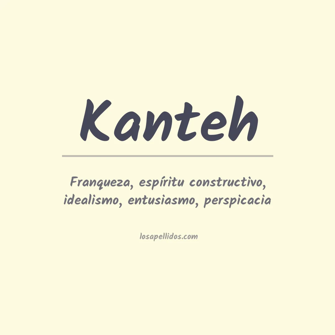 Apellido Kanteh