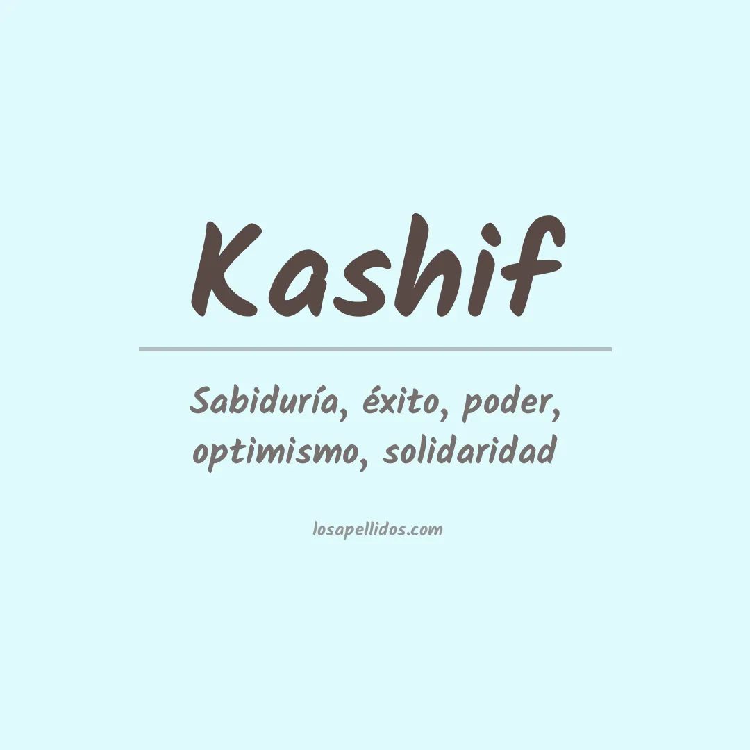 Apellido Kashif