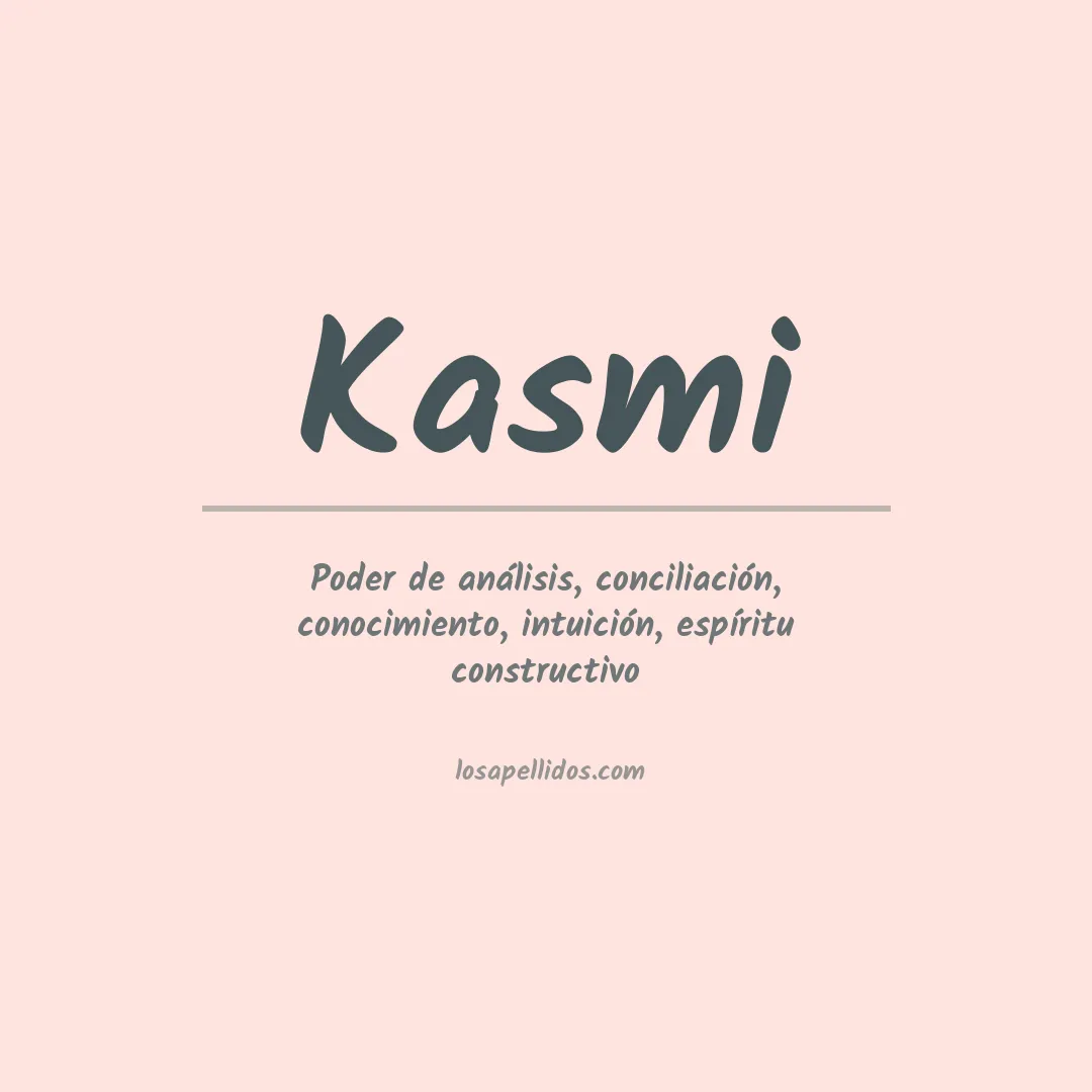 Apellido Kasmi