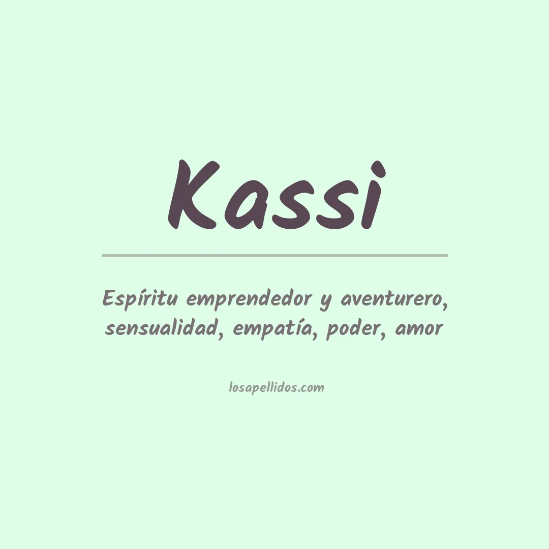 Apellido Kassi