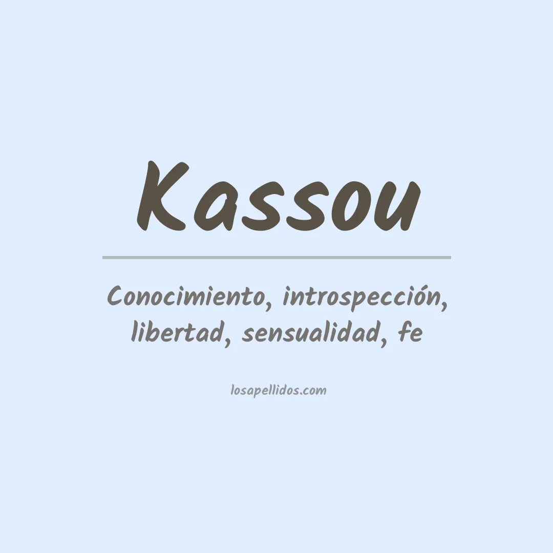 Apellido Kassou