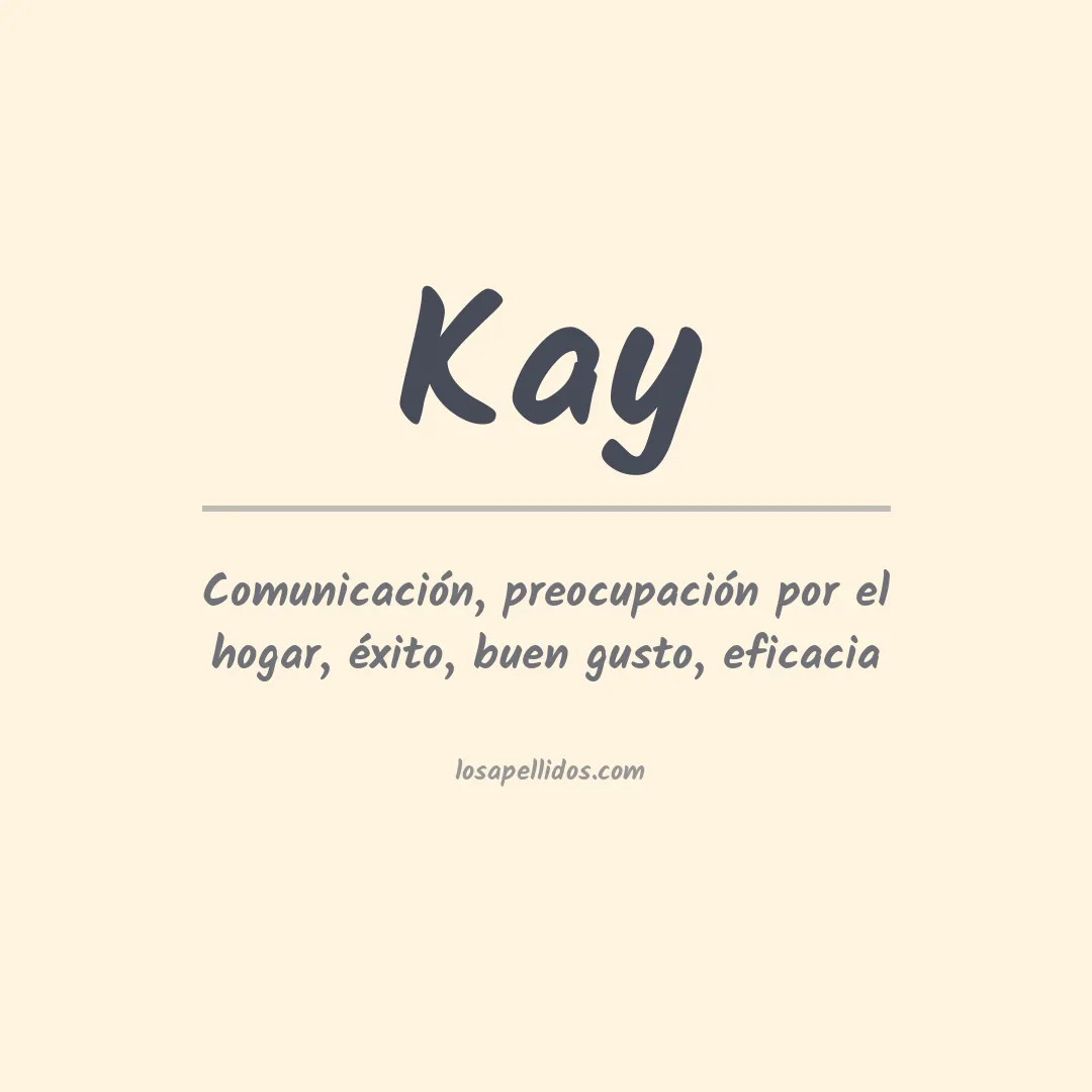 Apellido Kay