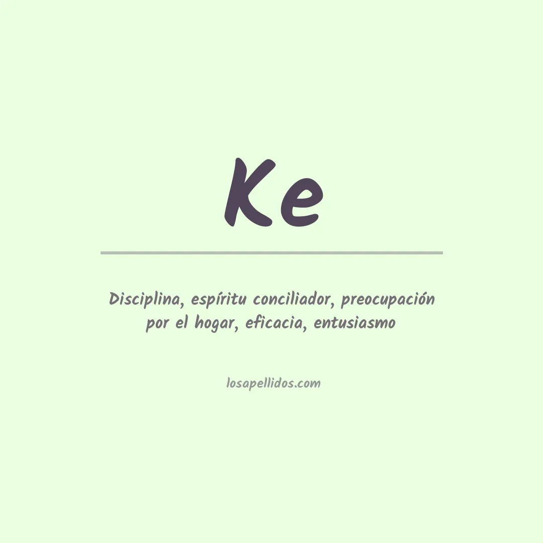 Apellido Ke