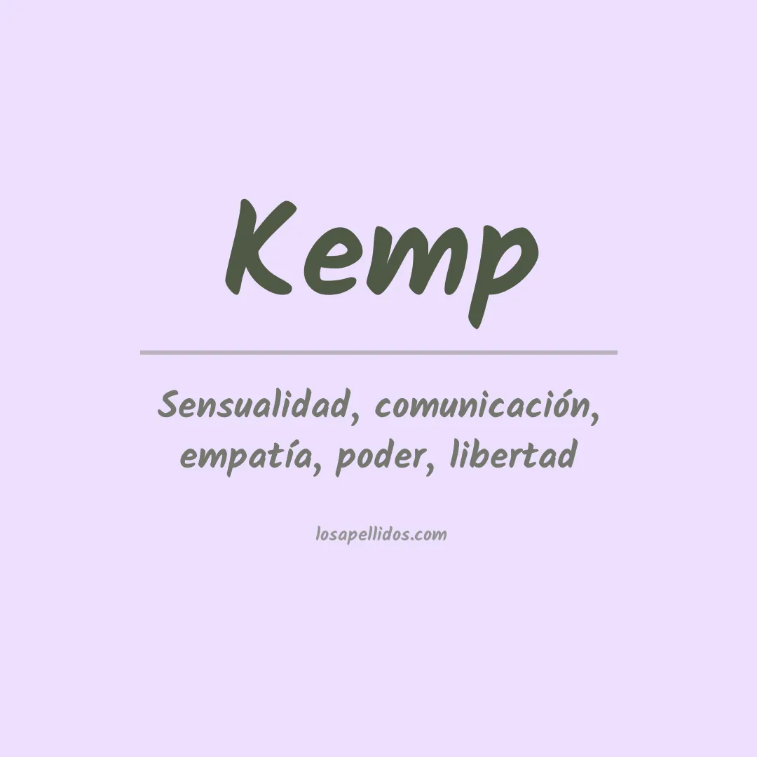 Apellido Kemp