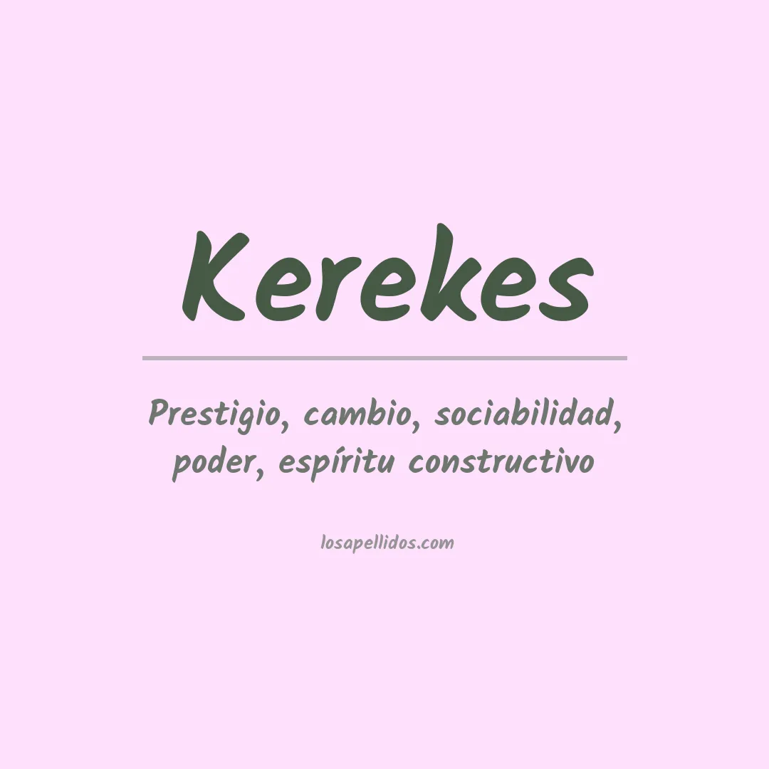 Apellido Kerekes