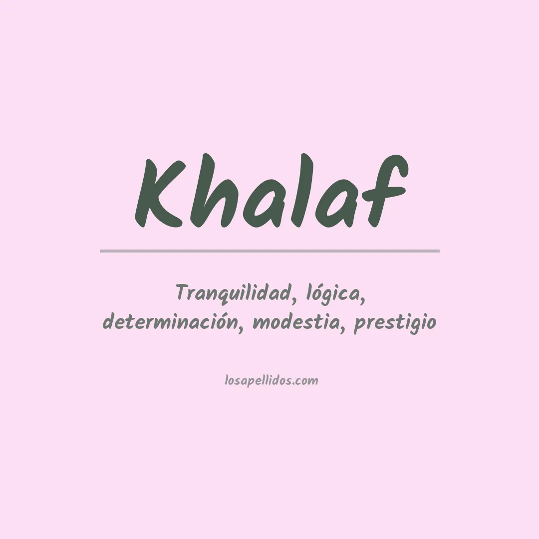 Apellido Khalaf