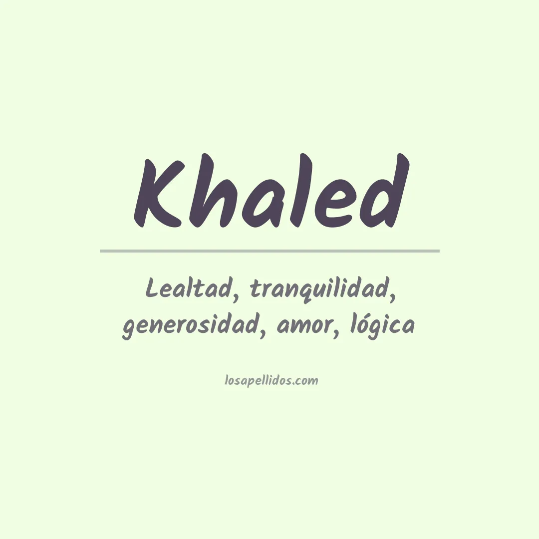 Apellido Khaled