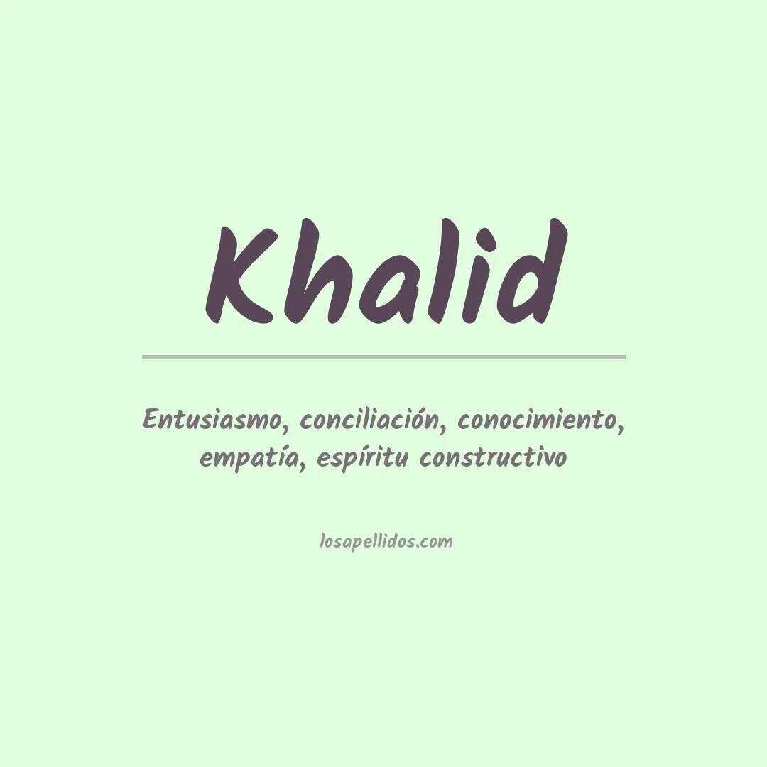 Apellido Khalid