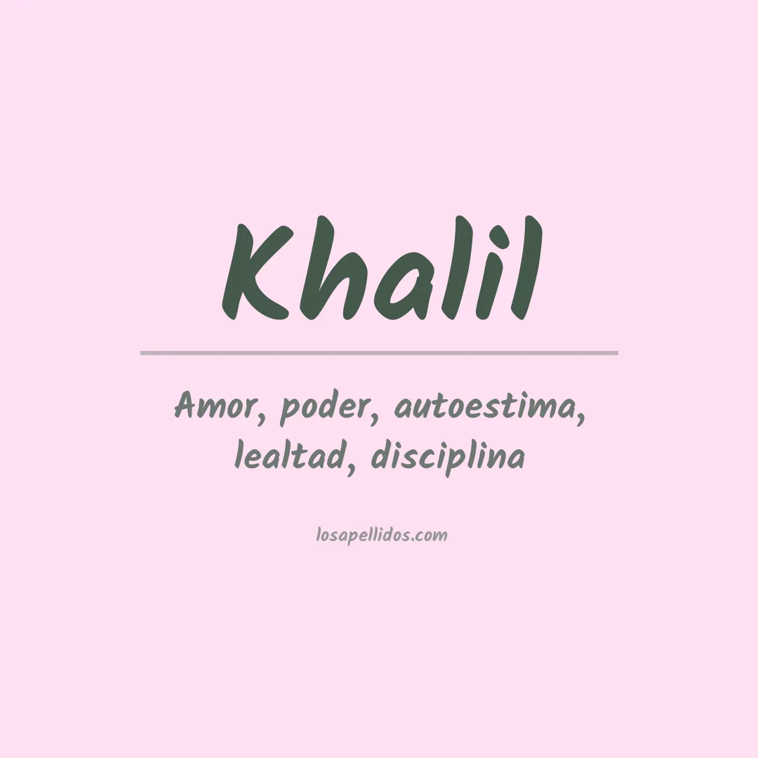 Apellido Khalil
