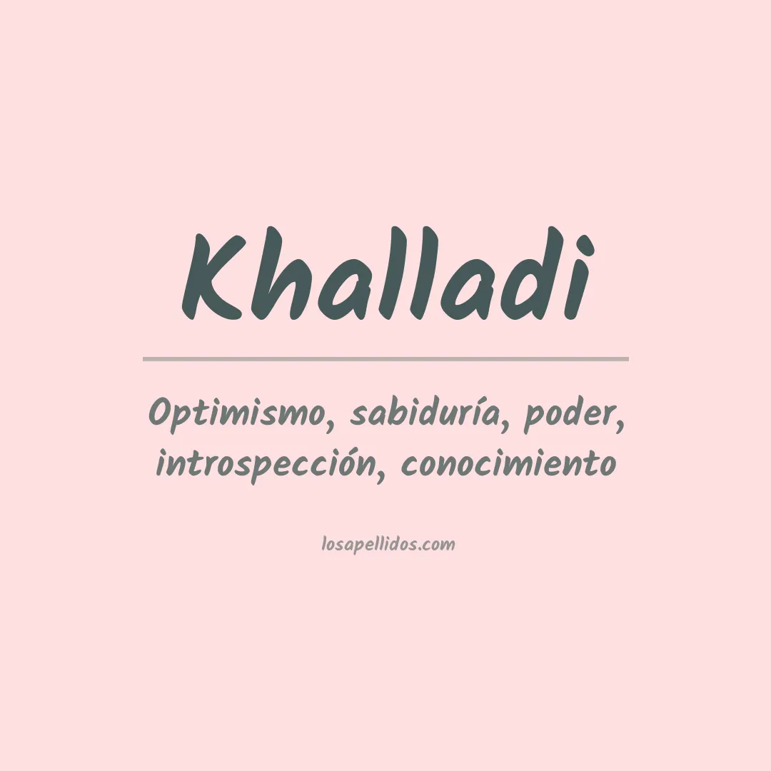 Apellido Khalladi