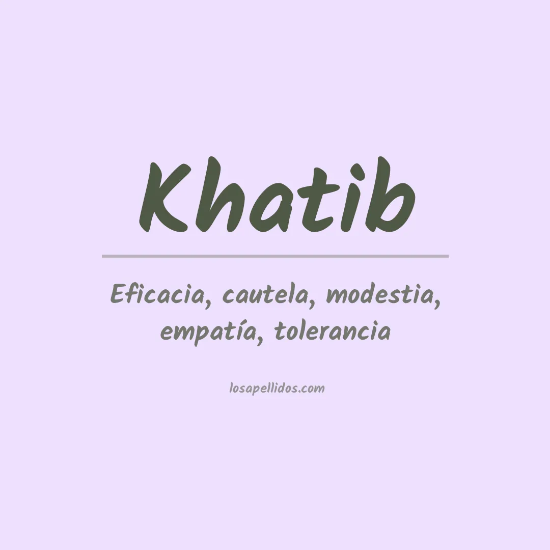 Apellido Khatib