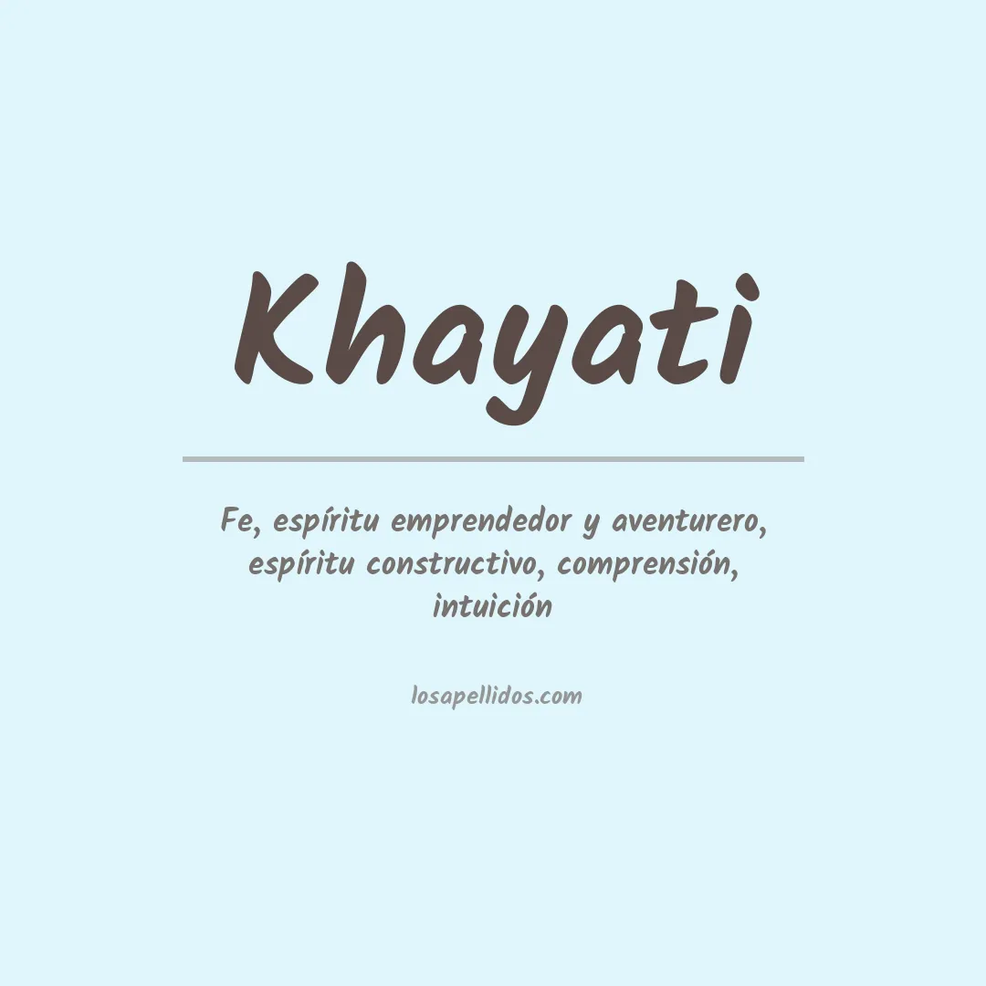 Apellido Khayati
