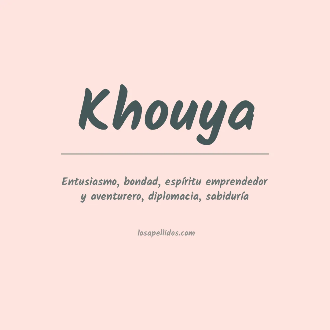 Apellido Khouya