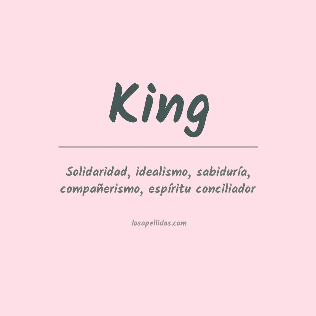 Apellido King
