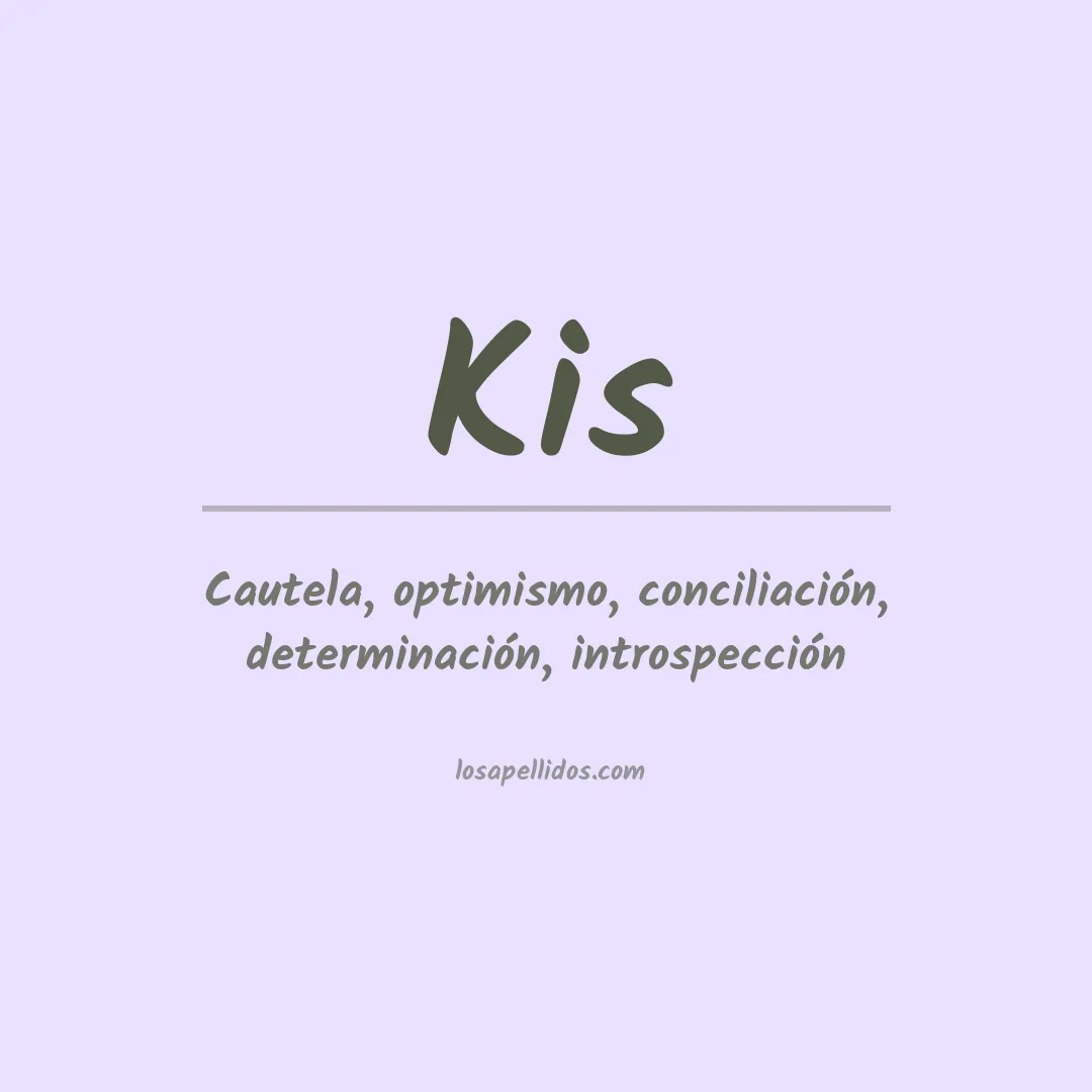 Apellido Kis