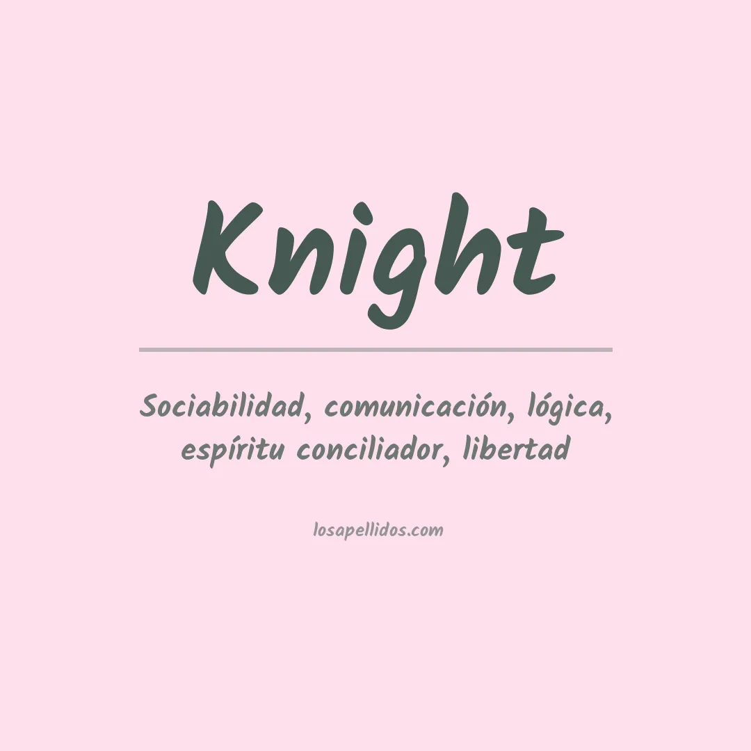 Apellido Knight